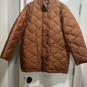 J. Crew Quilted Brown Jacket